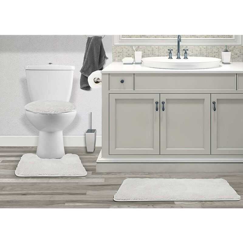 Cuscino Bagno Petyoung - 126x41cm, Poliestere, 13 Ventose, Lavabile