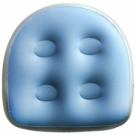 Elegant seat cushion, with suction cup, bathtub spa cushion, soft inflatable massage cushion, comfortable and durable hot tub