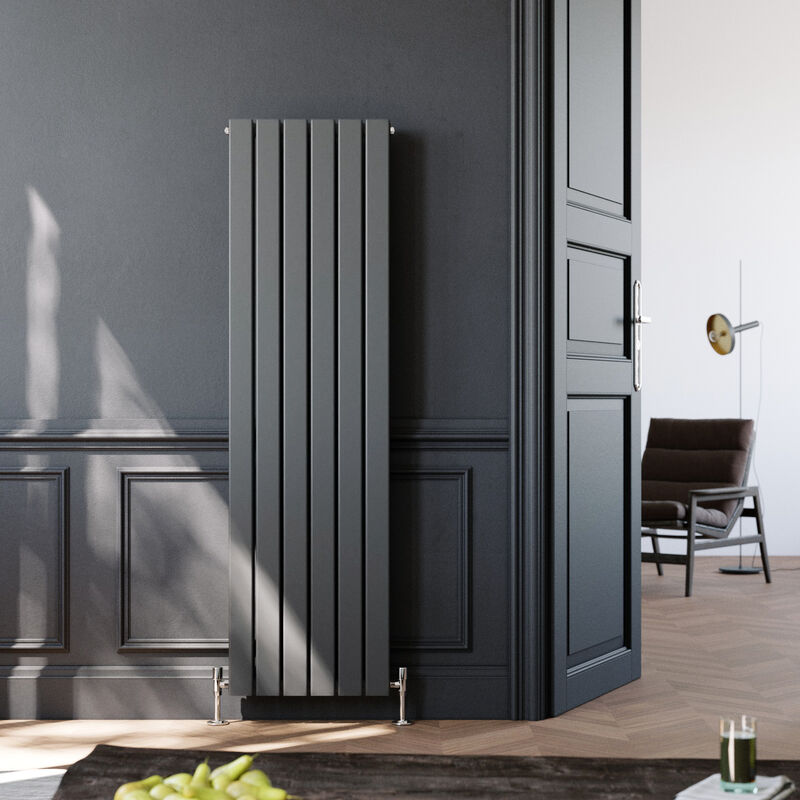 Image of ELEGANT Anthracite Vertical Column Radiator High&hellip;