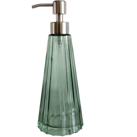 Elegant Vintage Glass Soap Dispenser - Liquid Soap/Sanitizer/Shampoo Dispenser with Pump, Rustic Decor, Hand Soap, Bathroom Accessories