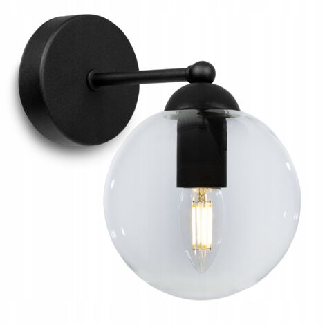 ÉLÉGANTE APPLIQUE BOULE DE VERRE SÉLECTION LED