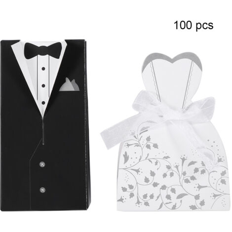 Elegante Bonboniere aus Pappe für Hochzeiten – Romantische Partygeschenkdekoration