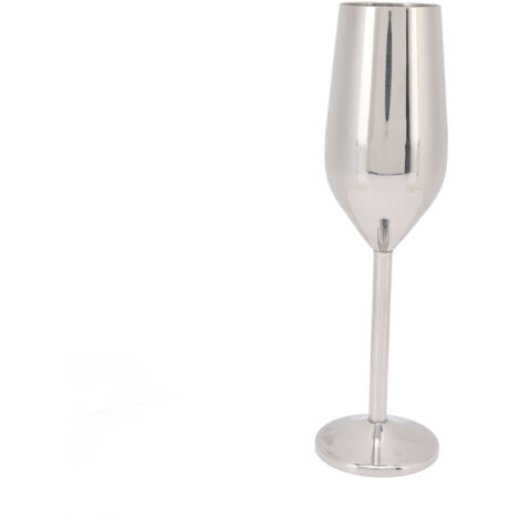 Elegante Champagner-Coupe aus Edelstahl für Partys und Empfänge