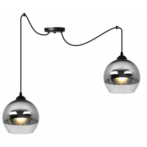 ELEGANTE CHROM-LED-SPINNEN-HÄNGELAMPE