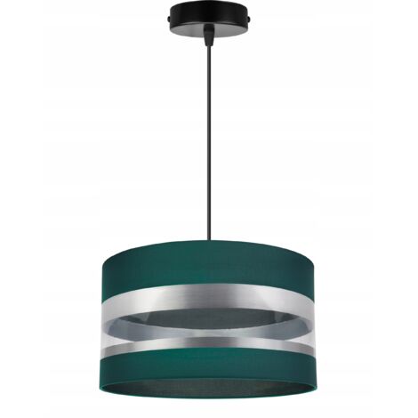 ELEGANTE DECKENHÄNGELAMPE, CHROM, LED-LAMPENSCHIRM