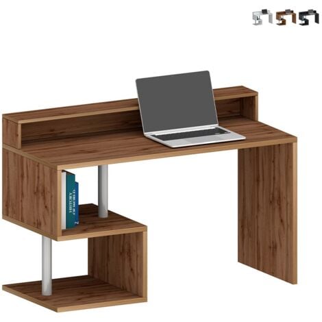 Ripley - ESCRITORIO METALICO CUBIERTA MADERA NEO 140X60 FORM.