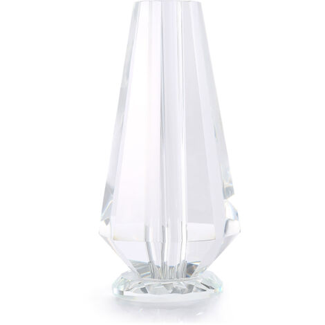 Elegante Kristallvase für Kristallrose – Handgefertigte Dekoration