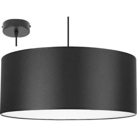 Elegante LAMPADA A SOSPENSIONE Centro Bianco Paralume 50 cm