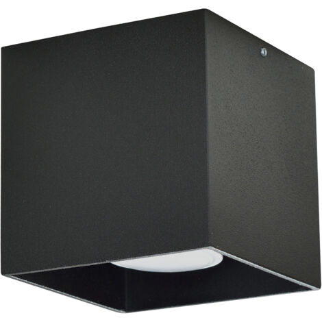 Elegante lampada da soffitto quadrata in alluminio