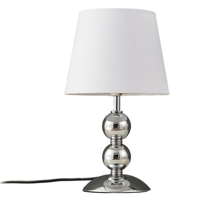

Lindby - Elegante lámpara de mesa LED Minna, look satén