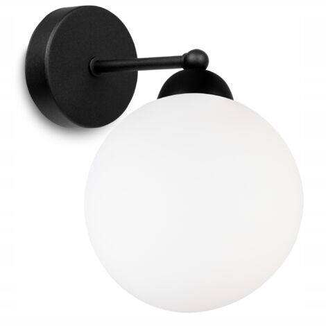 ÉLÉGANTE LAMPE MURALE PLAFONNIER BOULE LED BLANCHE