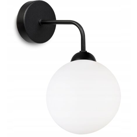 ÉLÉGANTE LAMPE MURALE PLAFONNIER BOULE LED BLANCHE