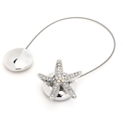 Elegante magnetische Vorhangknöpfe mit Strasssteinen, ein einzigartiges Deko-Accessoire für Ihr Zuhause.