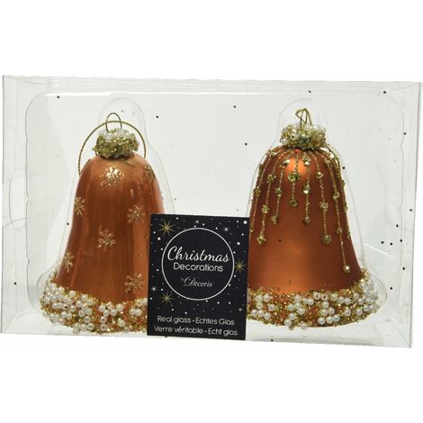 Elegante Pendaglioendino con 2 Campane in Ambra