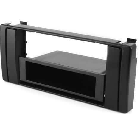Elegante Radioblende für BMW X5 E53 (E39), hochwertiges ABS-Material, Farbe Schwarz, Plug & Play
