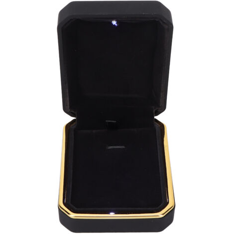 Elegante Schmuckschatulle mit LED-Beleuchtung – Aufbewahrungsbox für Halsketten und Armbänder, Geschenkidee
