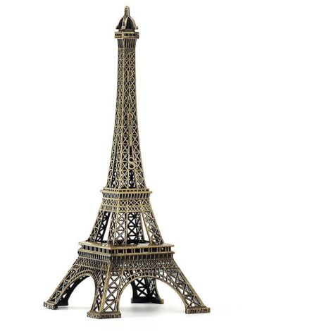 Élégante statue de la Tour Eiffel de 18 cm pour la décoration de la maison et du bureau, fabrication exquise
