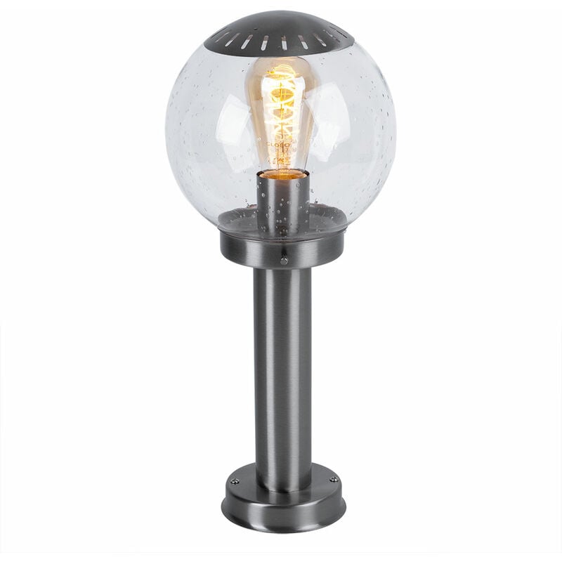Außenleuchte Stehlampe Edelstahl Gartenleuchte Beleuchtung Lampe BOWLE II