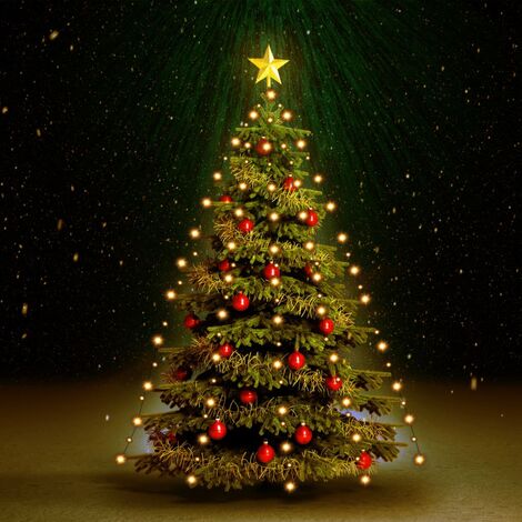 Albero di Natale 210 cm Cono Pieghevole 342 Led Smart Luminosi con App