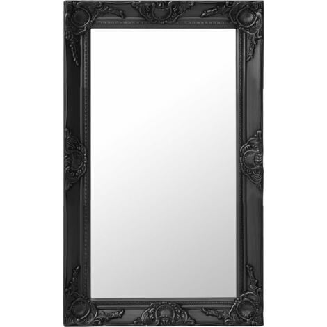 Specchio bagno cornice barocca 106x8x70 cm, Specchio vintage da parete, Specchio grande da parete, Specchio da parete oro
