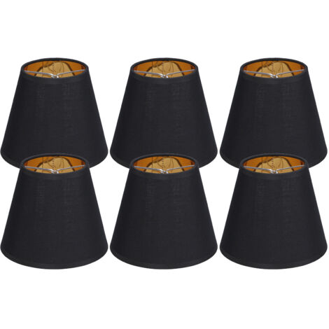 elegante Stofflampenschirme für Kerzenleuchter oder Tischlampen, dekorativ und modern