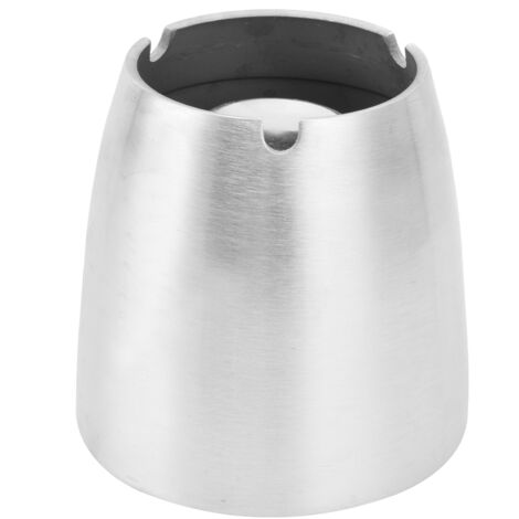 Eleganter Aschenbecher aus Edelstahl für Büro und Restaurant – Kegelförmiges Metalldesign