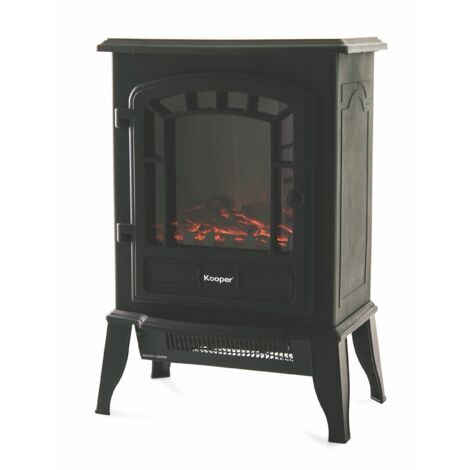 BIGMAT Eleganter Kamin -Thermoretist mit Kamineffekt 2000w Ontaro