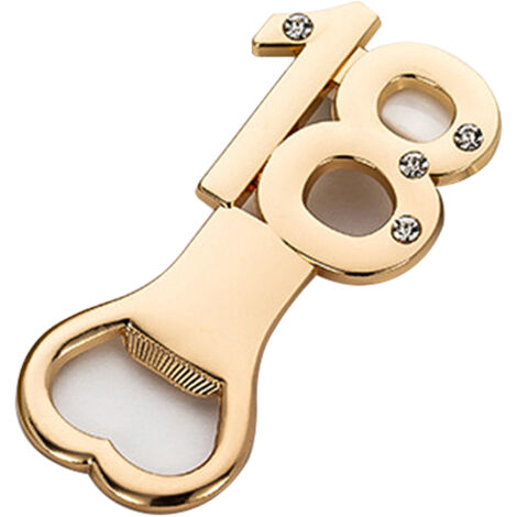 Eleganter, vergoldeter Flaschenöffner aus einer Legierung (18. Jahrhundert) – Multifunktionale Dekoration für Hochzeiten, Partys und Veranstaltungen – Inklusive Geschenkbox – Ideales Souvenir