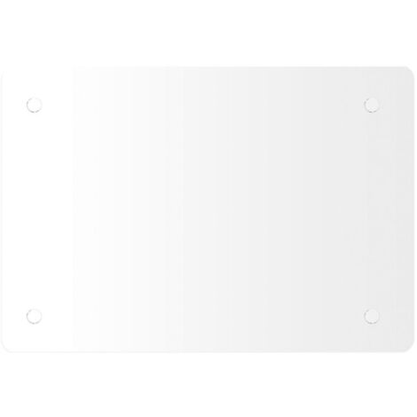 Elegantes Glas-Schneidebrett - Stilvoll und Hygienisch für Ihre Küche Transparent 40 x 30 cm