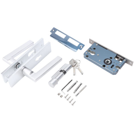 Elegantes mechanisches Innentürschloss aus Aluminium im europäischen Stil