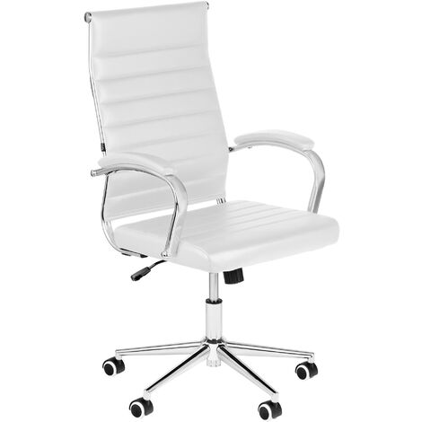 Bossberg BB70 Poltrona Ufficio Bianca - Sedia Ufficio Ergonomica