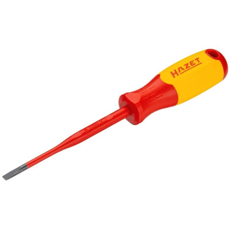 Image of Hazet - Elektriker-Schraubendreher ∙ schutzisoliert 811KV-40 ∙ Schlitz Profil ∙ sw 0,8 x 4 mm