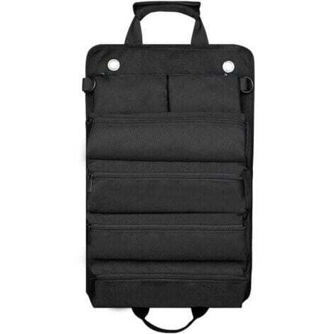 Elektriker-Set, Rollen-Typ, Elektriker-Tasche, Aufbewahrungstasche, Hängetasche, Auto-Montage-Hardware-Kit – Schwarz