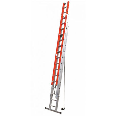 Elektrikerleiter 10x3 Gitterstäbe - Erreichbare Höhe 6.71m - SCA3060N/10V
