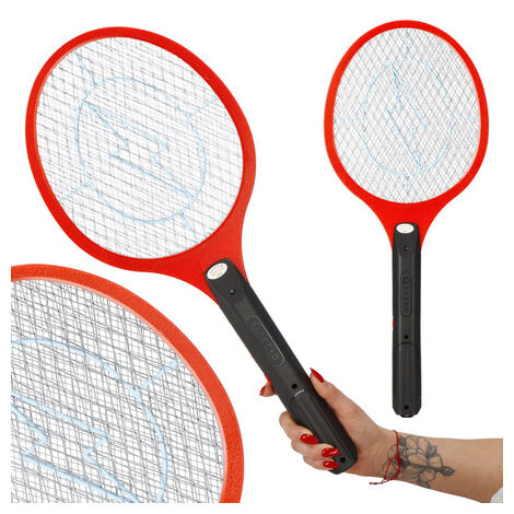 Elektrische Fliegenklatsche, Insektenvernichter für Wespen und Spinnen.