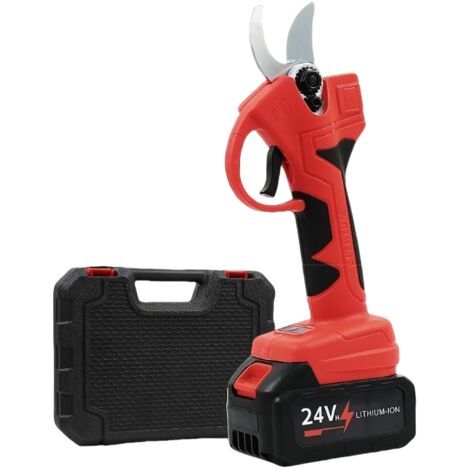 Elektrische Gartenschere zum Schneiden dicker Äste, wiederaufladbarer, bürstenloser Lithium-Akku, 4 cm Durchmesser