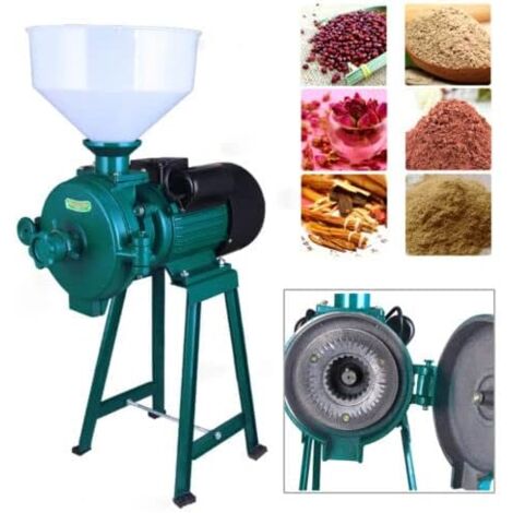 Elektrische Getreidemühle mit Trichter Mohnmühle Kaffeemühle Getreidemühle 2,2 kW