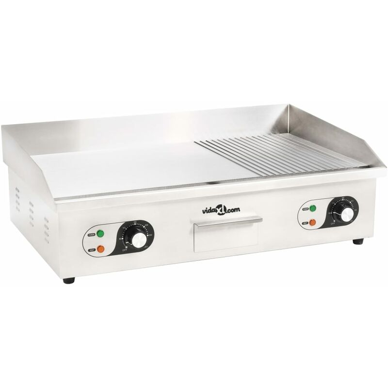 vidaXL Elektro Grillplatte 3000W Griddleplatte Grill Bräter Bratplatte Griddle
