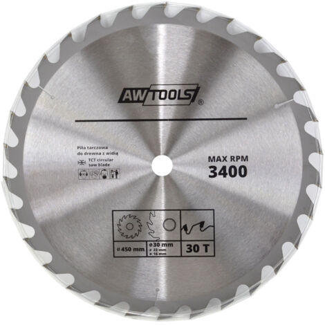 Elektrische Handsäge awtools Metallisch 400 mm 16 mm