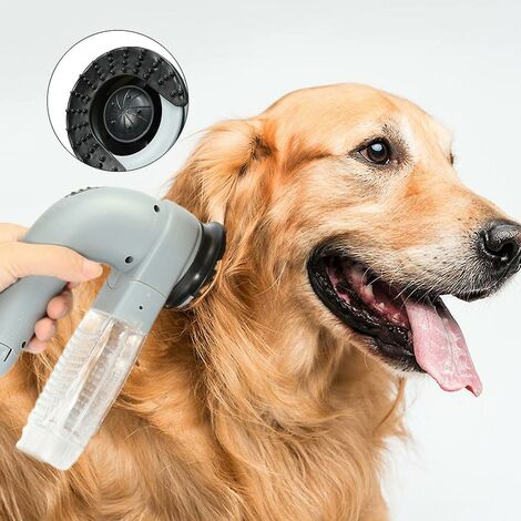 Elektrische Haustier Hund Katze Haarentferner Reiniger Pflegebürste Kamm Vakuum Trimmer