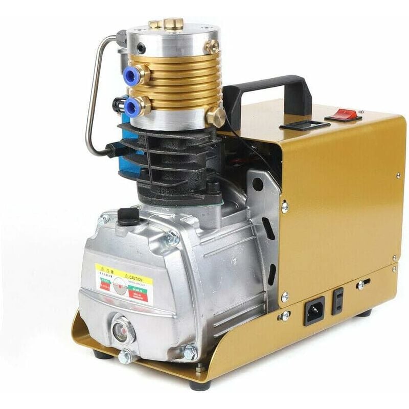 Image of Elektrische Hochdruckluftpumpe mit Öl-Wasser-Abscheider Hochdruck Luftkompressor 30MPA 4500PSI PCP