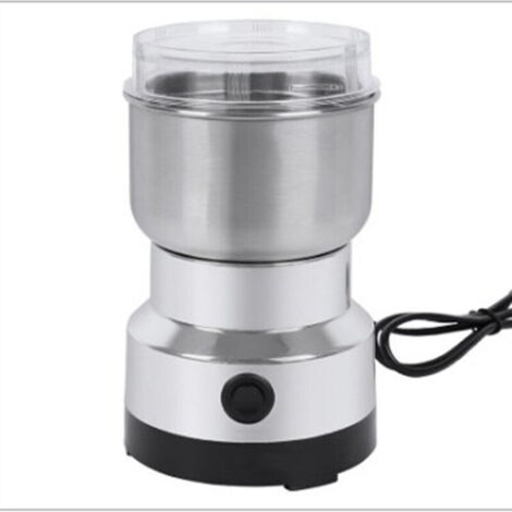 Elektrische Kaffeemühle (220 V), Edelstahl-Küchenmaschine und elektrischer Mixer für Kaffeebohnen, Leinsamen, Nüsse, Pfeffer, Gewürze und mehr