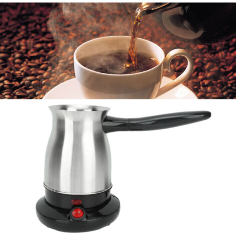 Elektrische Kaffeethermoskanne aus Edelstahl, 600 ml – 600 W, Schnellheizfunktion, isoliert, mit Überlaufschutz