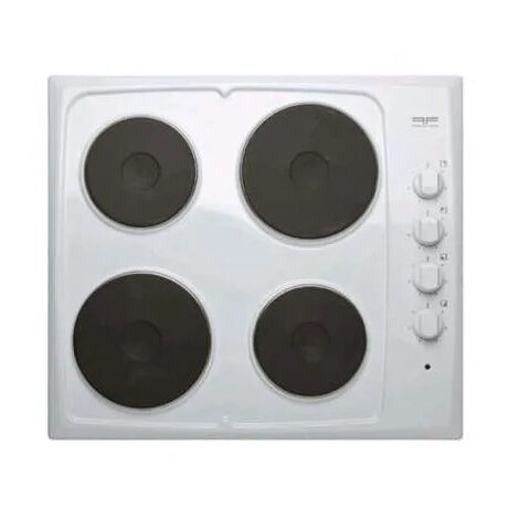 Elektrische Kochplatte, 4 Kochstellen, weiß, 580x510mm Frionor