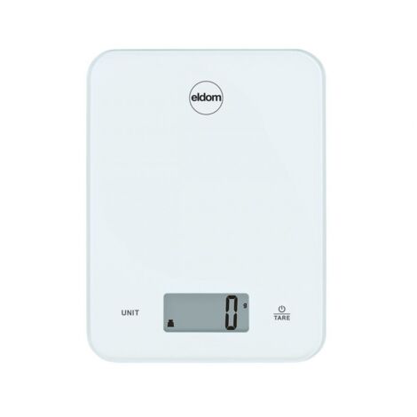 Elektrische Küchenwaage de, ari, Glasplatte de, Farbe weiß, bis zu 10 kg