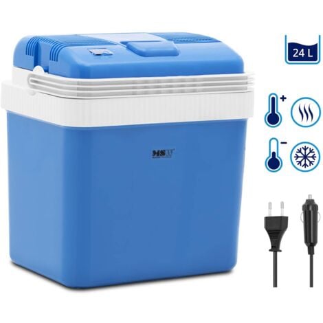 Kühlbox 22L aus Kunststoff in Blau elektrische Kühltasche Auto