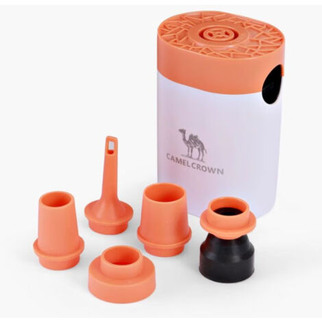Elektrische Luftpumpe,Campingpumpe,Akkupumpe,Hochleistungs-Aufblasbar & Entlüftung,Gewicht nur 131 Gramm,6 AA-Batterien für Luftmatratze,Boot,Schwimmring,Vakuumbeutel