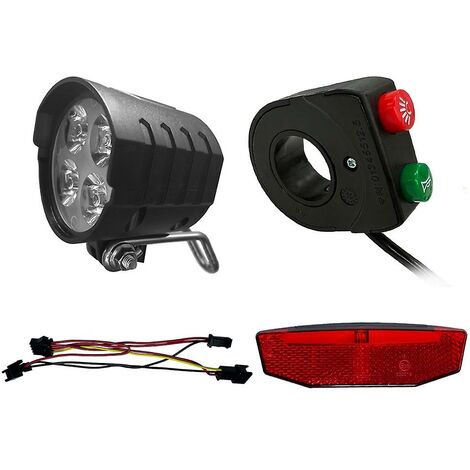 Elektrische Neueste 36/48 v/52 v/60 v Scheinwerfer Vorne Schwanz Hinten Warnleuchten Led Nacht scheinwerfer Kopf Li