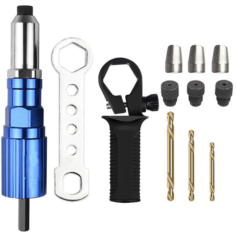 Image of Elektrische Nietpistole, Umrüstkopf für Blindnietpistole (Pistolenkopf aus Aluminiumlegierung)