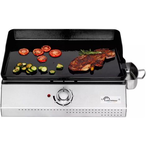 Elektrische plancha 2150 w, emaillierte gusseisenplatte 50 x 35 cm - Little Balance - 8713